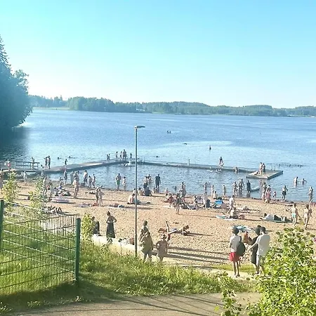 アパート Luxus Guest & Sauna Finnish Design House エスポー